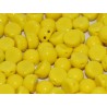 Cabochon Doppio Foro 6 mm Opaque Lemon - 10 pz