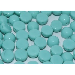 Cabochon Doppio Foro 6 mm Opaque Jade - 10 pz