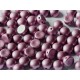 Cabochon Doppio Foro 6 mm Metallic Lilac - 10 pz