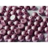 Cabochon Doppio Foro 6 mm Metallic Lilac - 10 pz