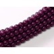Perle Cerate in Vetro 4 mm Eggplant - 50 Pz
