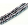 Perle Cerate in Vetro 3 mm Pearl Shell Plum - 50 Pz