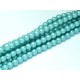 Perle Cerate in Vetro 3 mm Pearl Shell Turquoise - 50 Pz