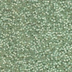 Delica Miyuki 11/0 Silver Lined Light Moss Opal - 5 g
