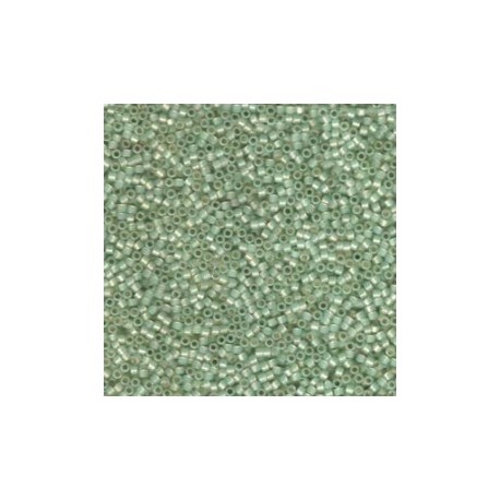 Delica Miyuki 11/0 Silver Lined Light Moss Opal - 5 g