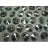 Rivoli Vetro Alta Qualità 14 mm Crystal Silver Patina - 1 pz