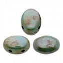 Samos® par Puca® 5x7 mm Opaque Mix Blue/Green Ceramic Look - 10 g