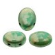 Samos® par Puca® 5x7 mm Opaque Green Turquoise Picasso - 10 g