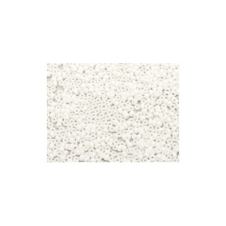 Rocailles Miyuki 11/0 Opaque White - 10 g - cod. 0402