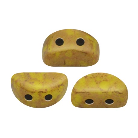 KOS® par Puca® 6 X 3 mm Opaque Ivory Ceramic Look - 10 g