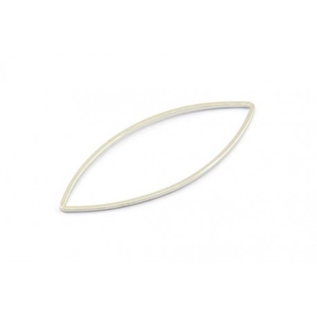 Connettore Navetta Liscio 41 x 16 mm in Ottone - 1 pz