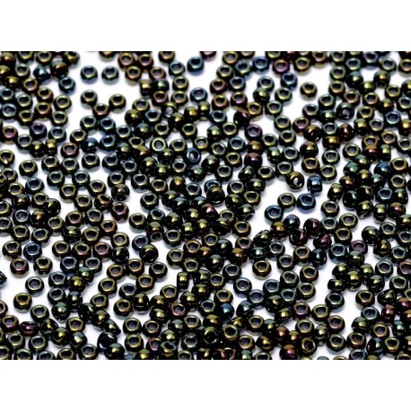 Rocailles Miyuki 11/0 Metallic Green Iris - 10 g - cod. 0453