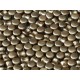 Diabolo Shape Beads 6x4 mm Pastel Light Brown - 30 pz