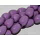 Gocce/Pere di Boemia Lisce 11 x 8 mm Hollyhock Purple - 4 pz
