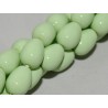 Gocce/Pere di Boemia Lisce 11 x 8 mm Light Spring Green - 4 pz