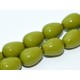 Gocce/Pere di Boemia Lisce 11 x 8 mm Pea Green - 4 pz