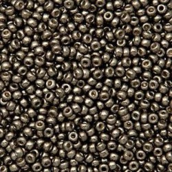 Rocailles Miyuki 11/0 Duracoat Galvanized Pewter - 10 g - cod. 4222