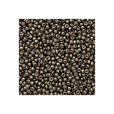 Rocailles Miyuki 11/0 Duracoat Galvanized Pewter - 10 g - cod. 4222