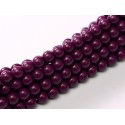 Perle Cerate in Vetro 3 mm Eggplant - 50 Pz